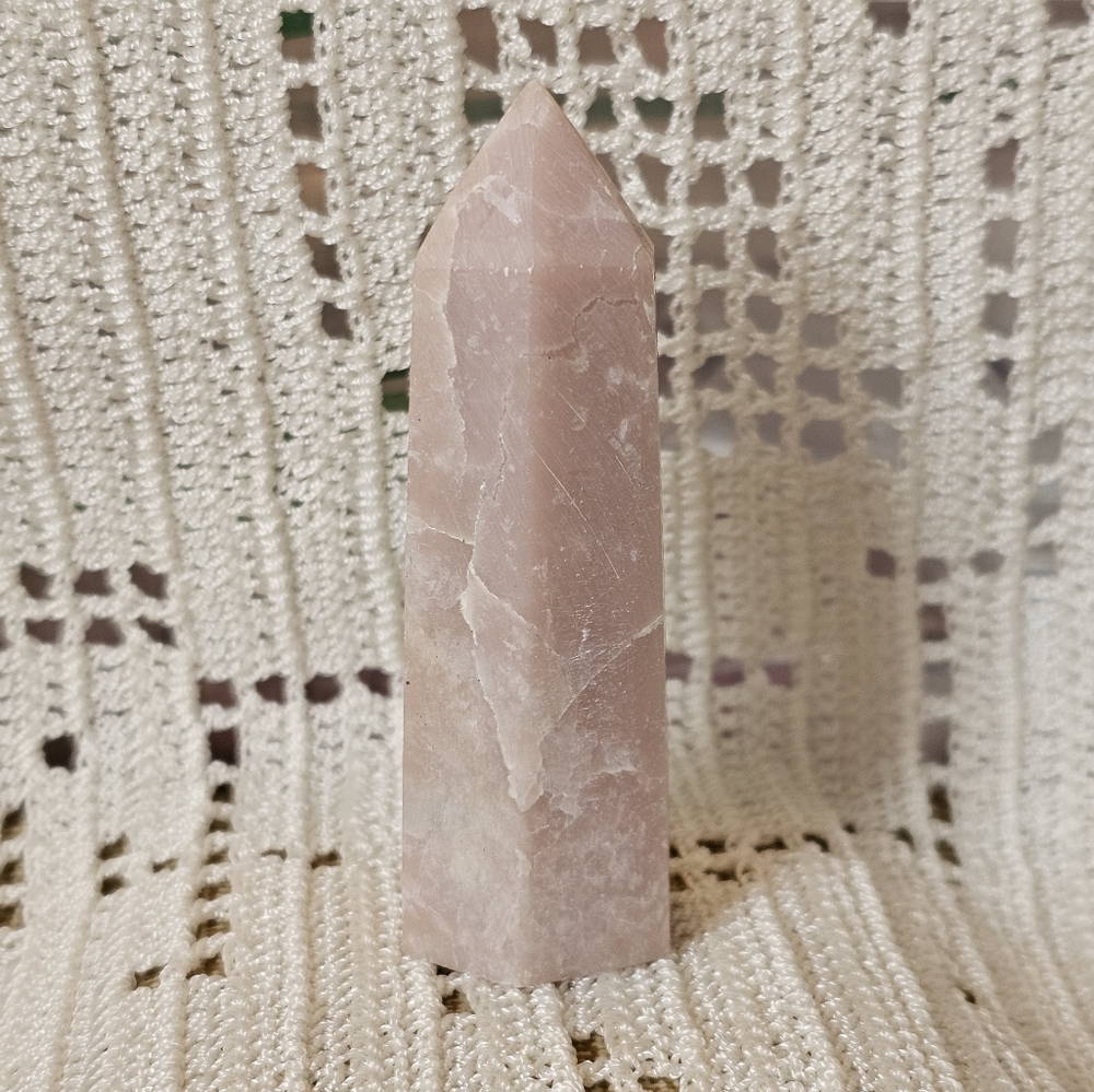 Pink Opal Crystal Tower